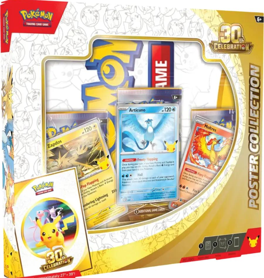 Pokémon TCG: 30th Celebration Poster Collection